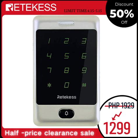 tivdio keypad rfid access control system manual|RETEKESS T.